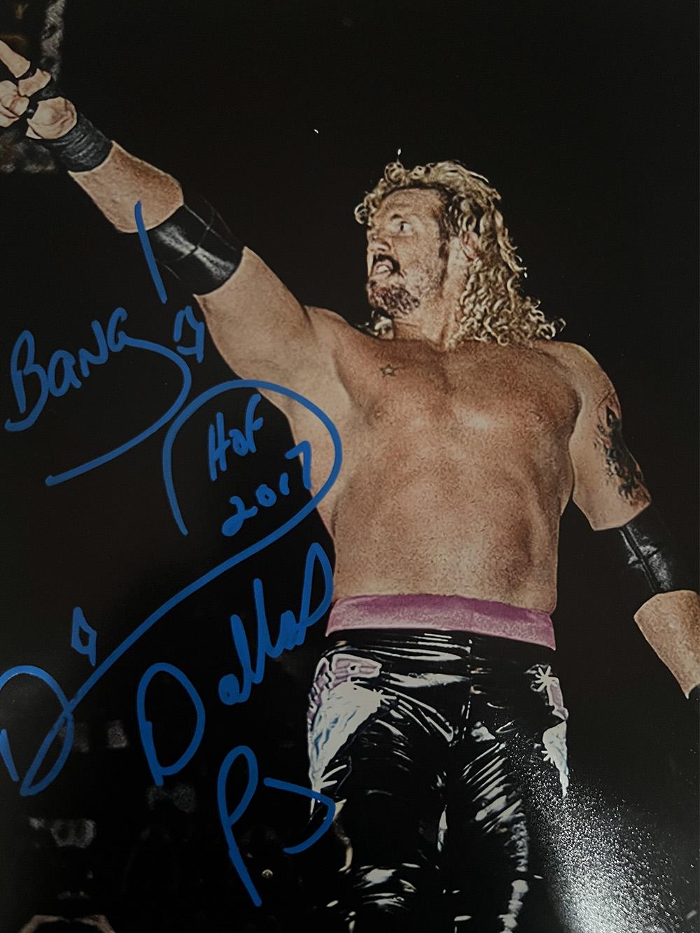 WrestleCon Autographed 8 X 10 DDP Pointing